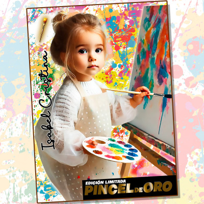 PINCEL DE ORO CROMO PERSONALIZADO VARIOS TAMAÑOS